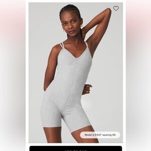 ALO Yoga Light Gray Romper